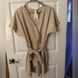 H&M Romper with Gold Threading
